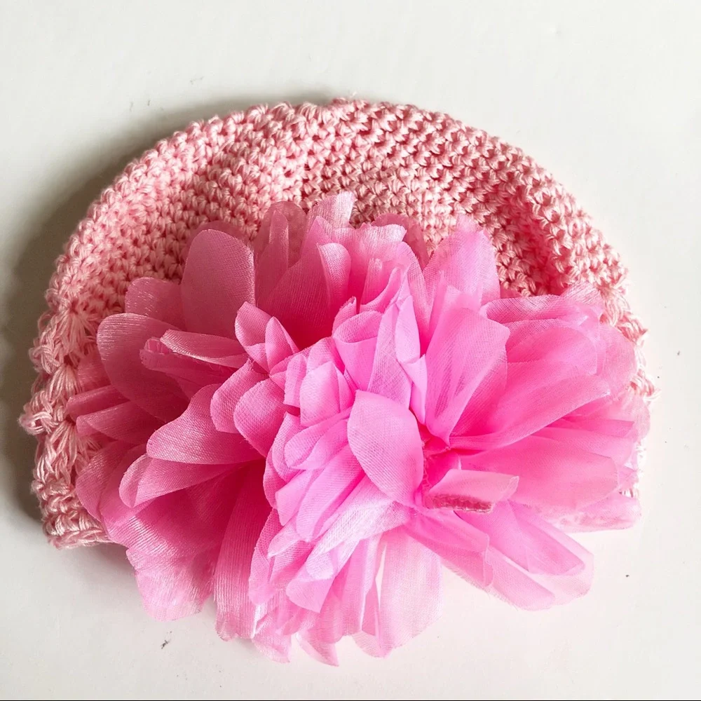 Crocheted Floral hat